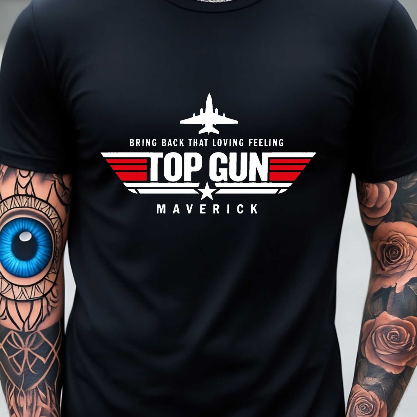 Camiseta Gráfica de Aviación para Hombre