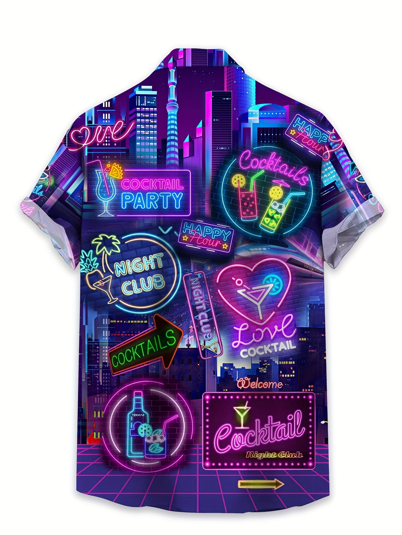 Camisa Hawaiana Unisex de Colores