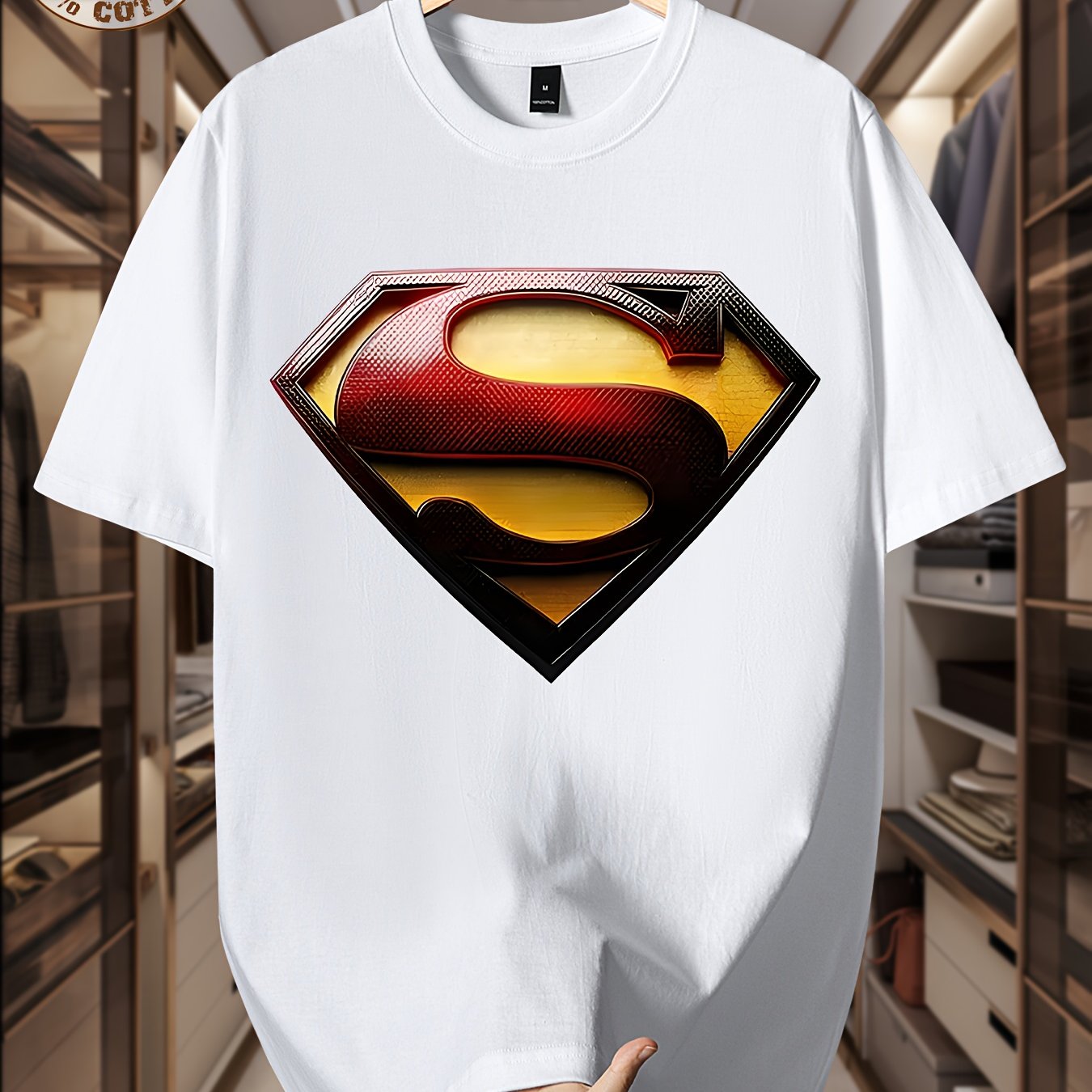 Camiseta Superman DC Manga Corta