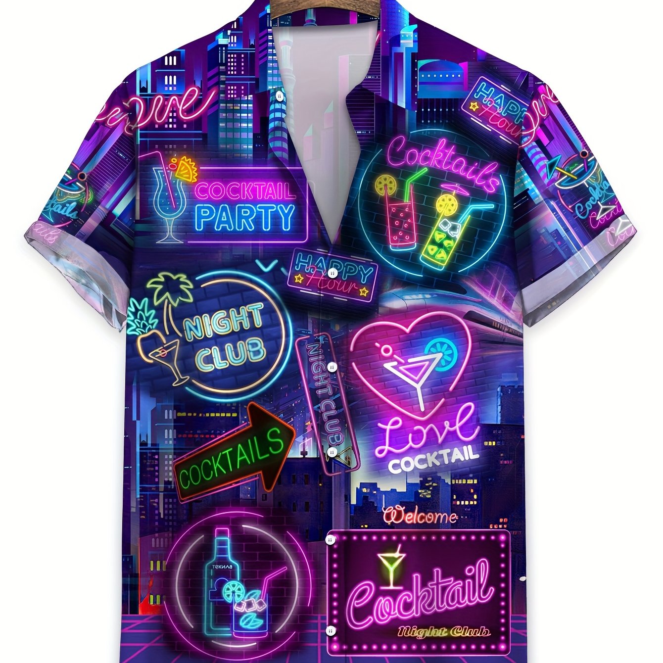 Camisa Hawaiana Unisex de Colores