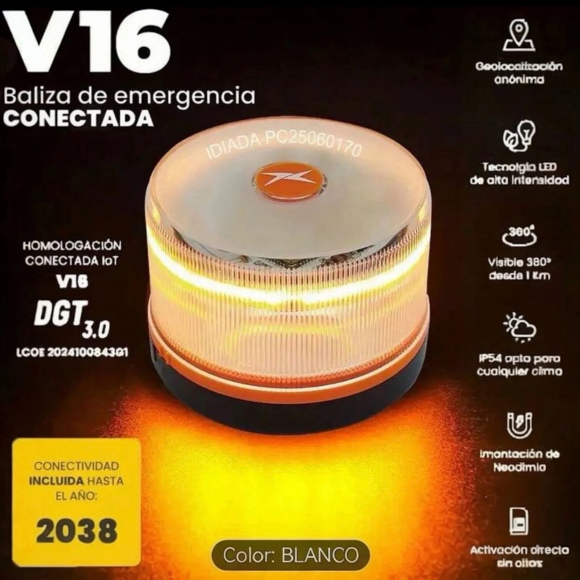 Luz Emergencia Coche Homologado DGT
