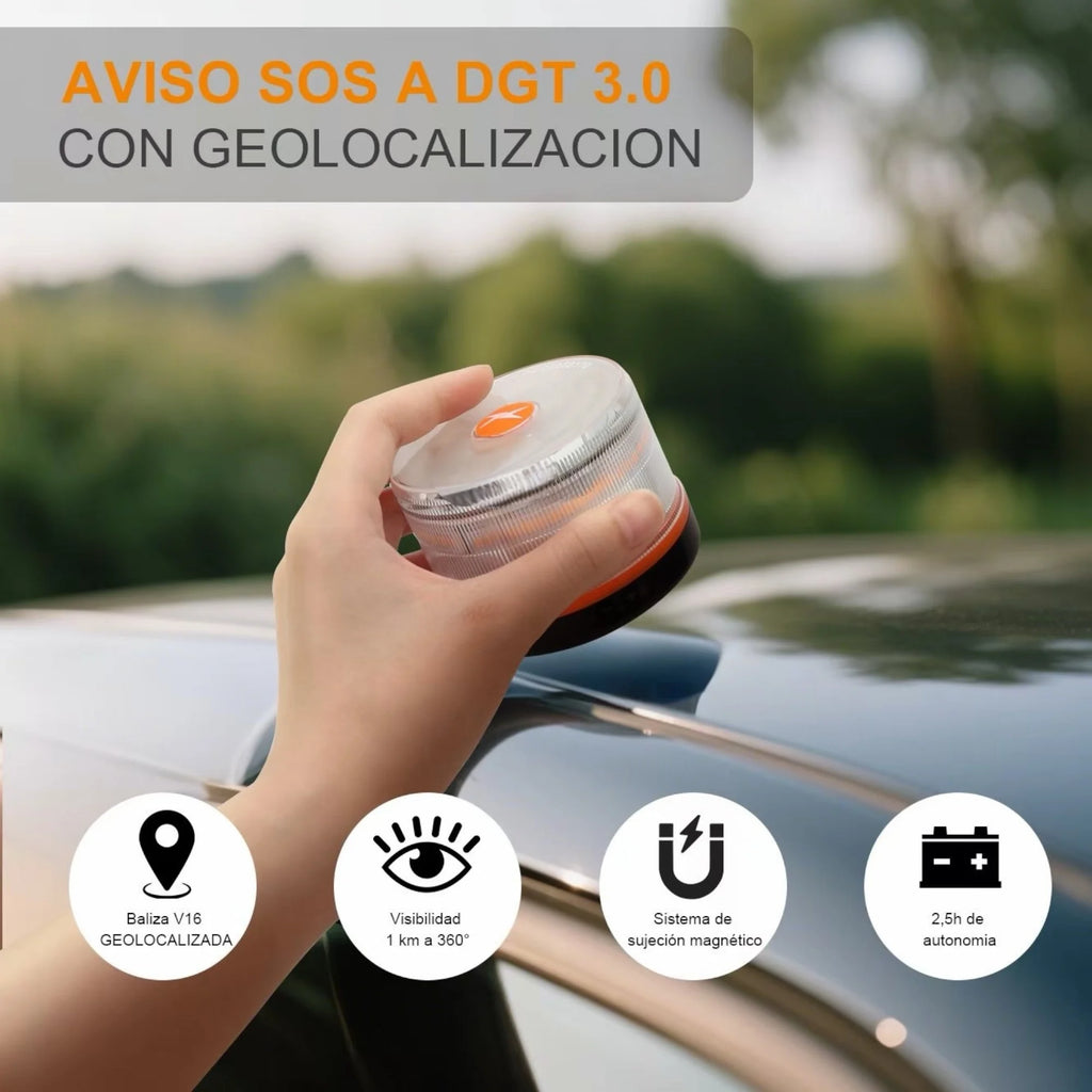 Luz Emergencia Coche Homologado DGT