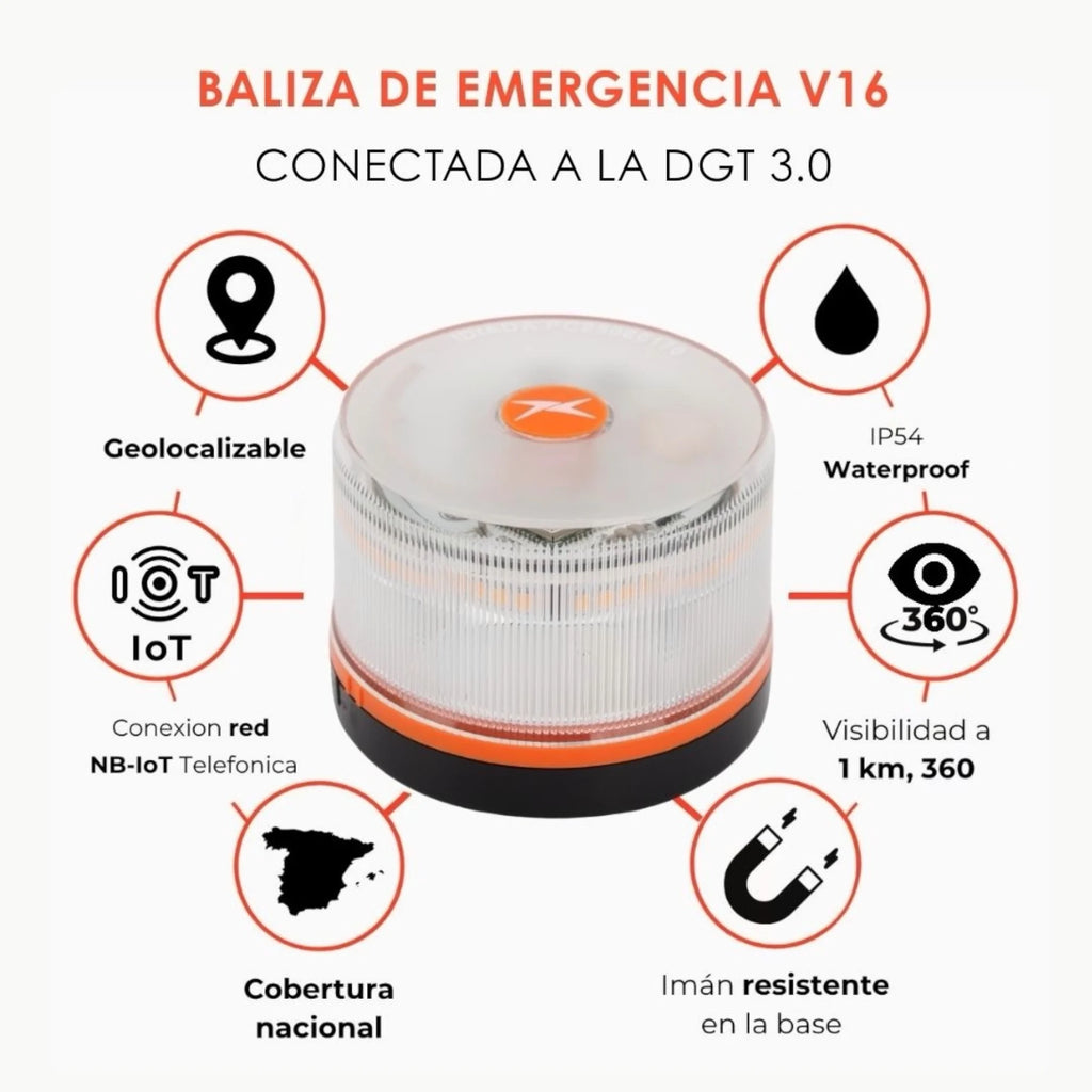Luz Emergencia Coche Homologado DGT