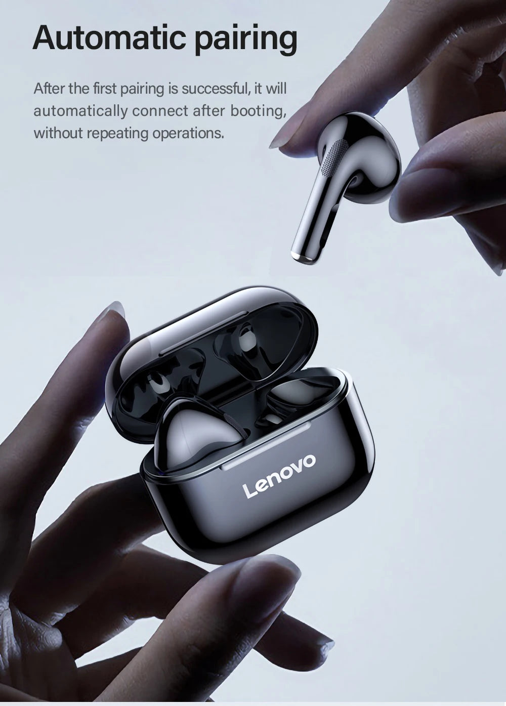 Original Lenovo LP40 auriculares inalámbricos Bluetooth Control táctil