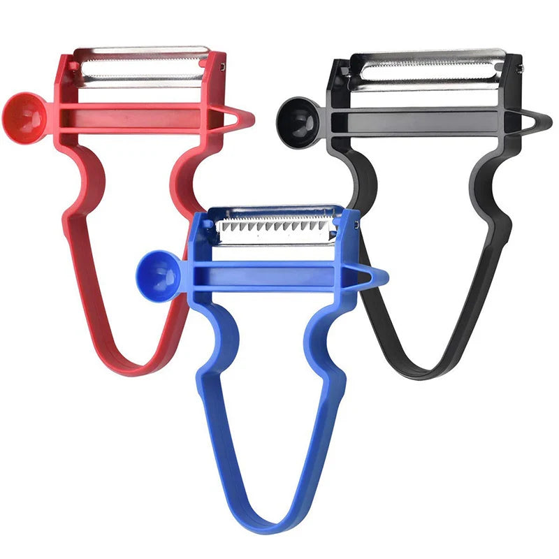 Cuchillo dentado para pelar frutas y verduras, rebanador, triturador, Juliana