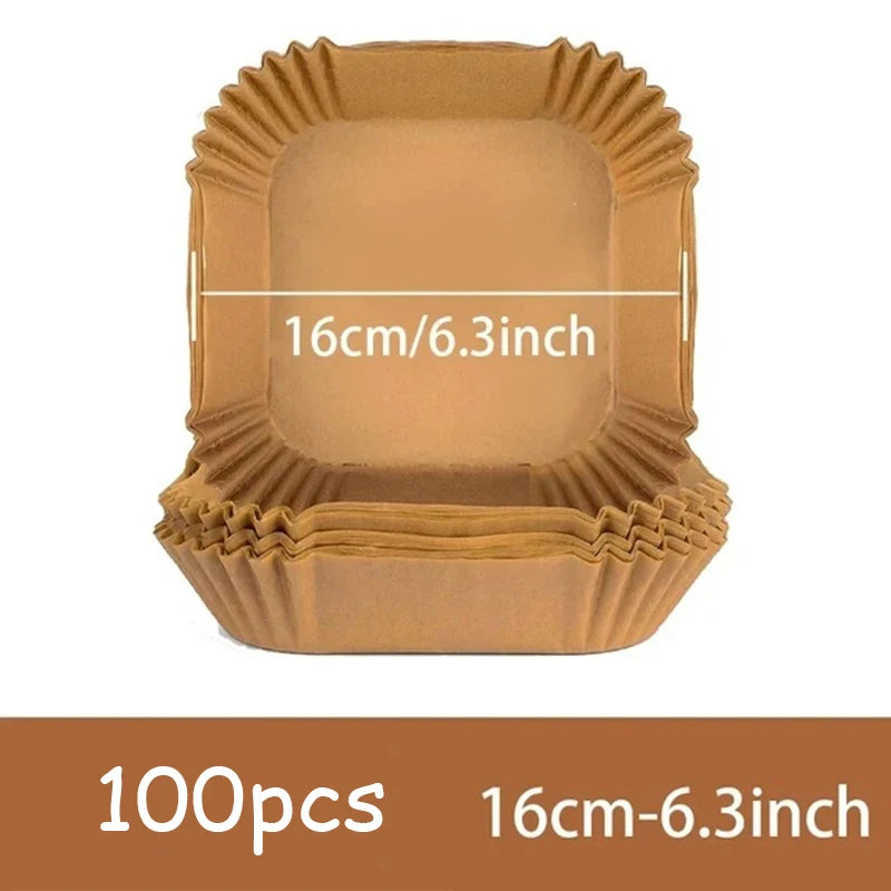 Papel desechable antiadherente para freidora de aire