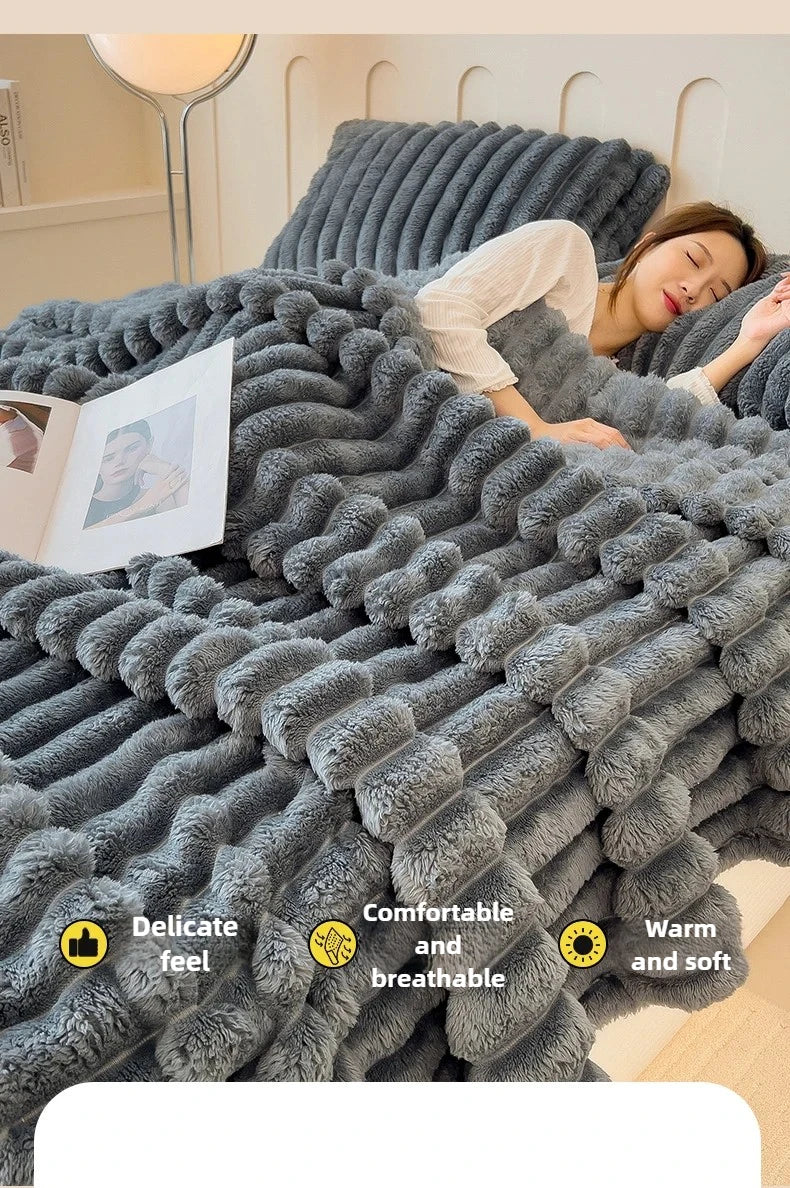 Manta multifuncional de franela