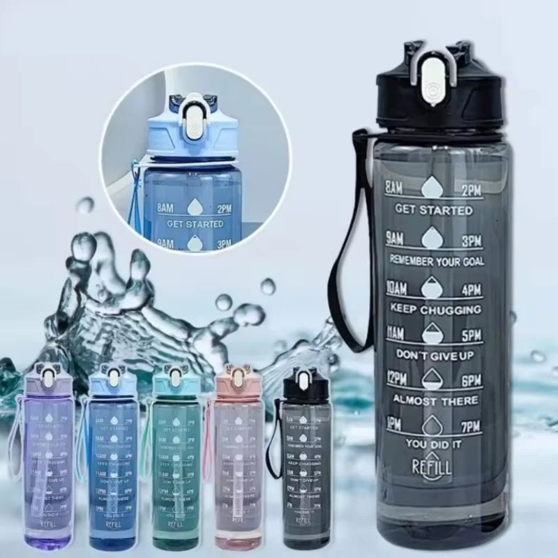 Botella de agua deportiva de gran capacidad de 750ML