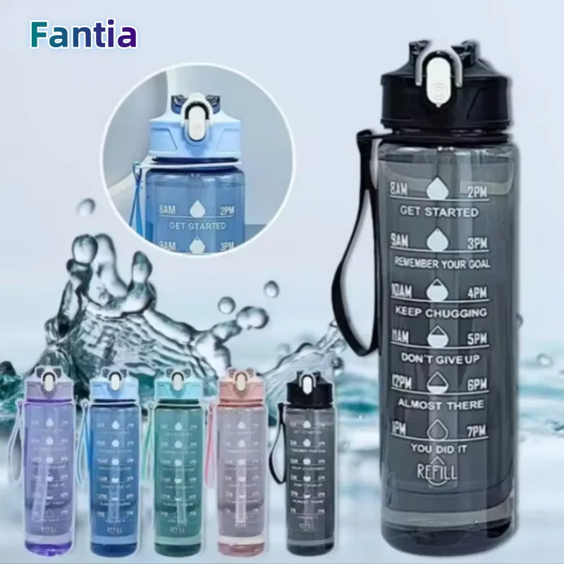 Botella de agua deportiva de gran capacidad de 750ML