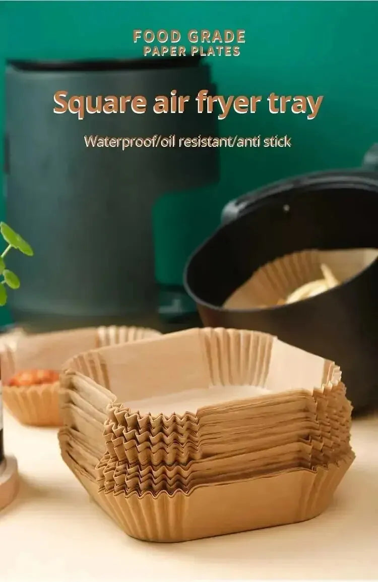 Papel desechable antiadherente para freidora de aire