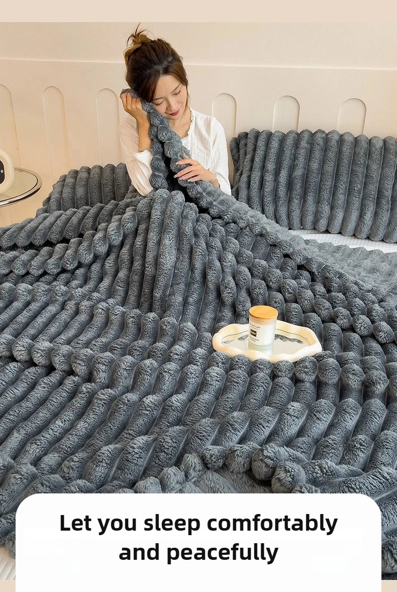 Manta multifuncional de franela