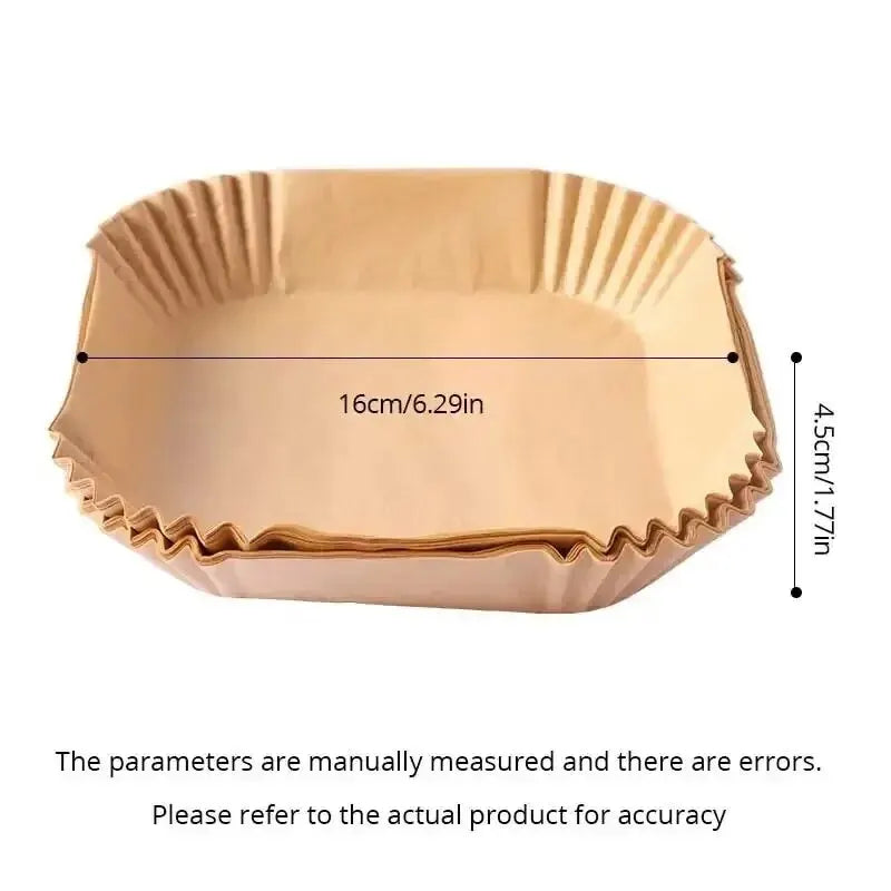 Papel desechable antiadherente para freidora de aire