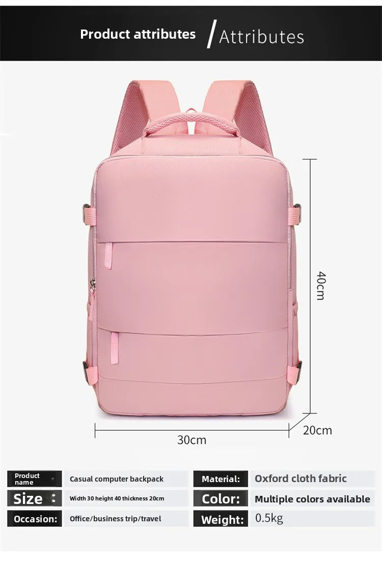 Mochila de viaje para embarque Easyjet, Wiz Air multifuncional