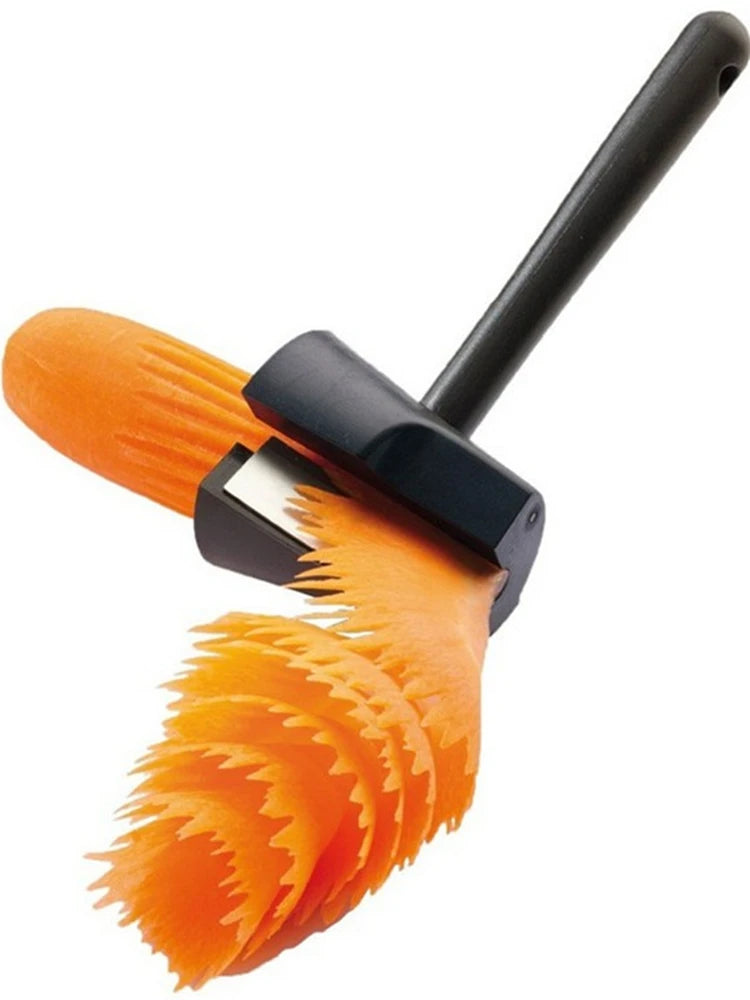 Cuchillo dentado para pelar frutas y verduras, rebanador, triturador, Juliana