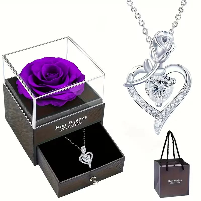 Collar con colgante de corazón