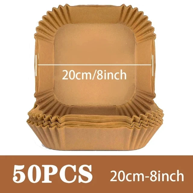 Papel desechable antiadherente para freidora de aire