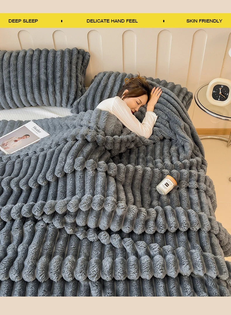 Manta multifuncional de franela