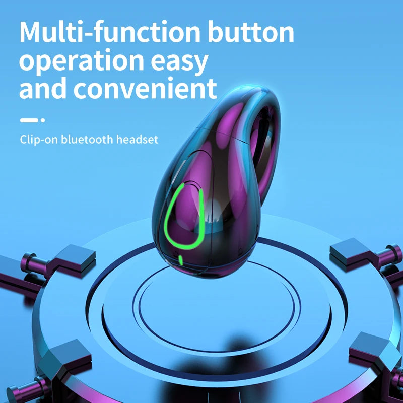 Clip de oreja auricular inalámbricos V5.3