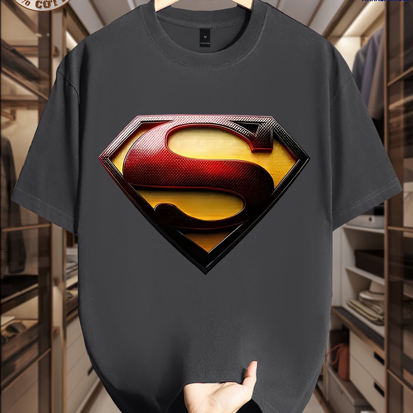 Camiseta Superman DC Manga Corta